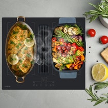 Linarie 60cm Bruz Double Flex Zone Induction Cooktop with Integrated Ventilation System RF6012FLEX hero image