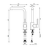 Abey Lucia Lead-Free Sidelever Mixer Tap Brushed Nickel 3K2-BN-LF image NaN