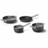Smeg Four Piece Cookware Set Matte Black CK4PCBLM image NaN