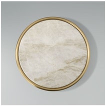 Kalona The Hill 60cm Round Coffee Table Champagne Marble HILL10FMATAJSBBRABR6 hero image