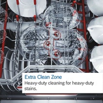 Bosch Series 6 Stainless Steel Built Uner Dishwasher with Home Connect SMP6HCS01A hero image