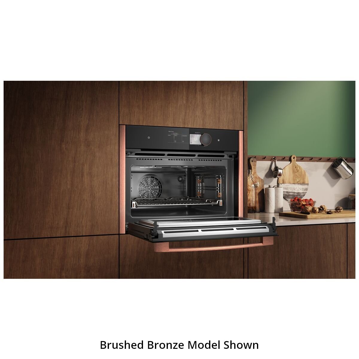 NEFF 45cm Pyrolytic Compact Oven with Microwave Anthracite Grey C29MY7MY0-AG hero image