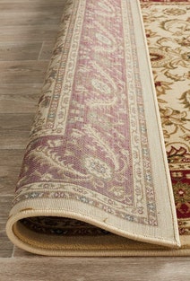 Rug Culture Sydney Small Ivory, Red Rug 150X80CM - SYD-9-IR-150X80 hero image