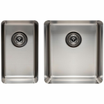Titan Small and Medium Bowl Sink Brushed Steel TSSS2840 hero image