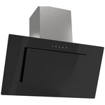 Delonghi 90cm Canopy Rangehood Black Glass DETHALASSA90B  hero image
