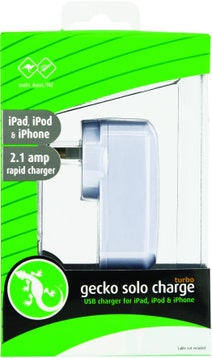 Gecko GG5000004 2.1 Amp Solo Charger- Wall Charger hero image