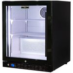 Schmick 89L Under Bench Heated Glass Black Bar Fridge SK86L-B-HD hero image