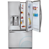 LG GRD907SL 907L 3 Door Fridge image NaN