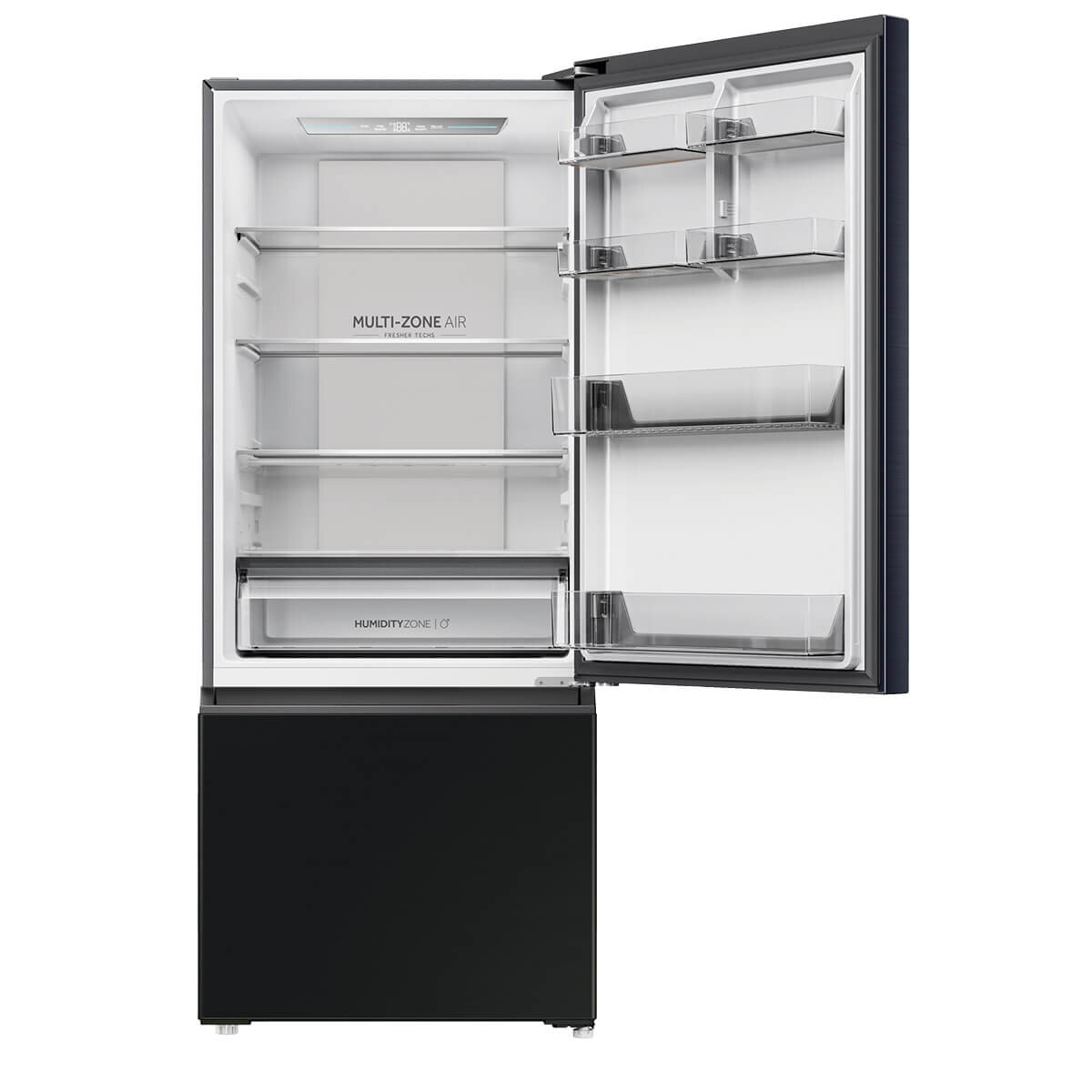 Haier 433L Bottom Mount Refrigerator Black HRF420BC hero image