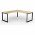 OLG Anvil 90 Degree Left Hand Workstation New Oak 750mm Black OG_ANB9W181875_NOLH image NaN