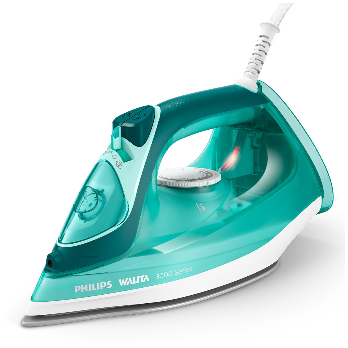 Philips 3000 Series Steam Iron Azure Green DST3030-79 hero image
