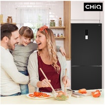 CHiQ 396L Bottom Mount Fridge Black CBM393NB hero image
