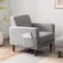 Zinus Adair Modern Armchair with Armrest Pockets Light Grey AU-AD-LG-AC image NaN