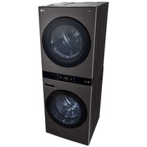 LG WashTower 19/10kg All-In-One Stacked Washer Dryer Black WWT-1910BX hero image