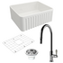 Turner Hastings Novi 60 Butler Sink Pack with Chrome Ludlow Pull Out Mixer Tap and Accessories PKG030 image NaN