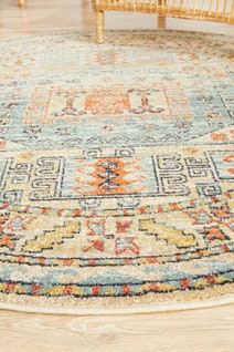 Rug Culture Legacy Medium Multi-coloured Rug 200X200CM - LEG-859-SKY-200X200 hero image