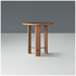 Kalona Paramount 45cm Round Side Table Dark Walnut PARA11AWADNATBRZD450 image NaN