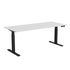 OLG Agile+ Adjustable Single Desk 1800x750 White Worktop with Black Frame OG_AG2MESSD1875B_W image NaN
