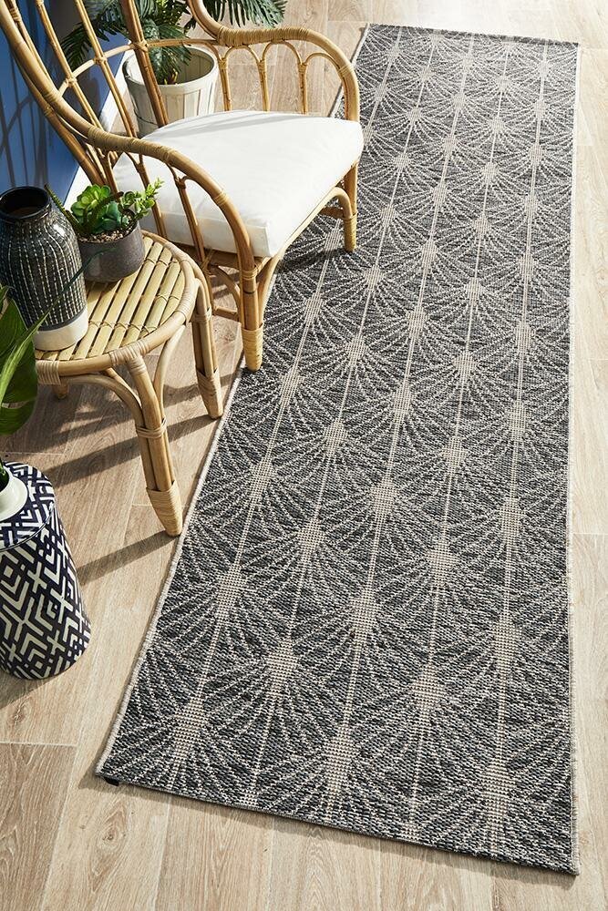 Rug Culture Terrace Medium Black Rug 300X80CM - TER-5502-BLK-300X80 hero image