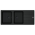 Franke Basis Double Bowl Topmount Sink with Right Hand Drainer with Rollamat - Matte Black BFG621MBRHD image NaN