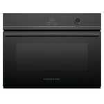 Fisher & Paykel Series 9 60cm Contemporary Compact Combi-Steam Oven Black Glass OS60NDTDB1 hero image