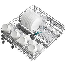 Hisense 60cm Freestanding Dishwasher Silver Steel HSBE15FS hero image