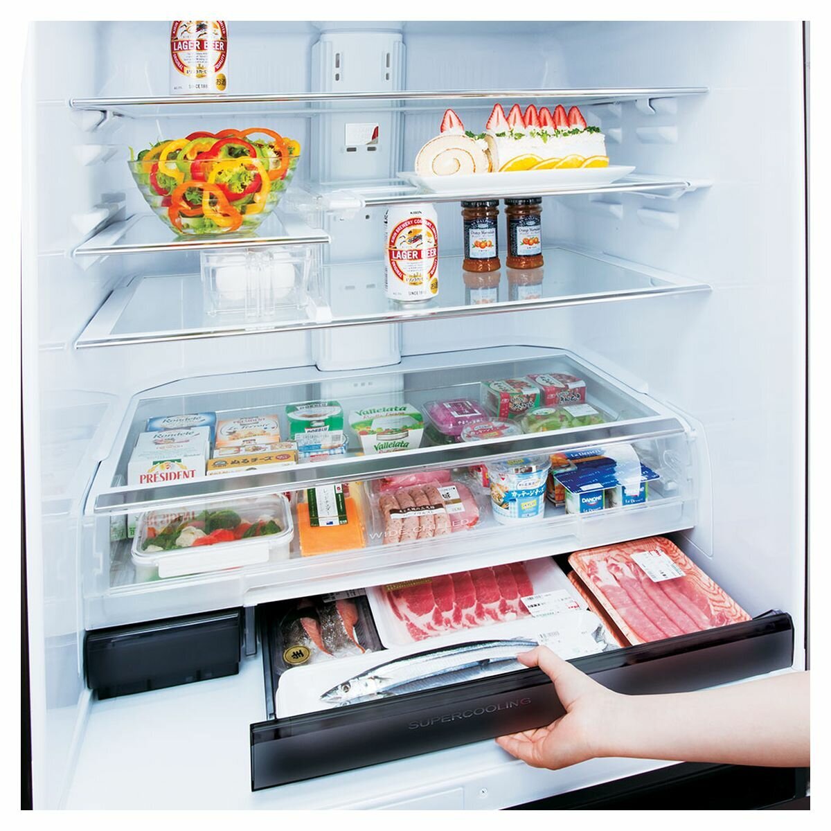 Mitsubishi clearance fridge 743l