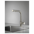 Rogerseller Tonic Square Sink Mixer with Pull Out Spray - Brushed Nickel 3606013907 image NaN