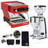 La Marzocco Linea Mini Red Home Package with Stainless Steel Grinder WA-MPACKRS image NaN