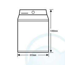 Samsung WA70F5G4DJW 7kg Top Load Washing Machine hero image