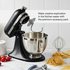 KitchenAid KSM195 Artisan Stand Mixer Matte Black 5KSM195PSABM image NaN