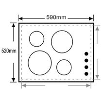 Westinghouse WHI644BA 60cm Induction Cooktop hero image