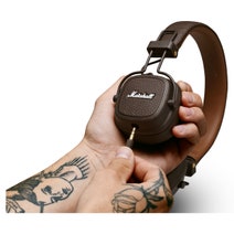 Marshall 154374 Major III Wired On Ear Headphones Brown hero image