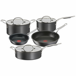 Tefal Jamie Oliver Cook's Classics Induction Non-Stick Hard Anodised 5 Piece Cookware Set H912S517 hero image
