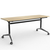 OLG Modulus Table 2100x900 New Oak Worktop with Black and Chrome Frame OG_MFLIP219B_NO image NaN