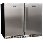 Schmick 233L Twin Door Quiet Under Bench Solid Door Bar Fridge SK206-SD hero image