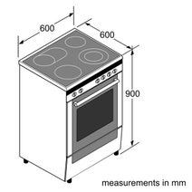 Bosch HCA858450A 60cm Freestanding Electric Oven/Stove hero image