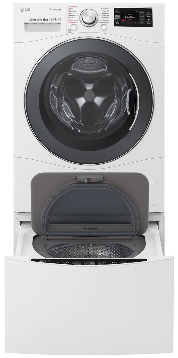 LG TWIN171611C 11kg Front Load Washing Machine with 2.0kg Mini Washer hero image