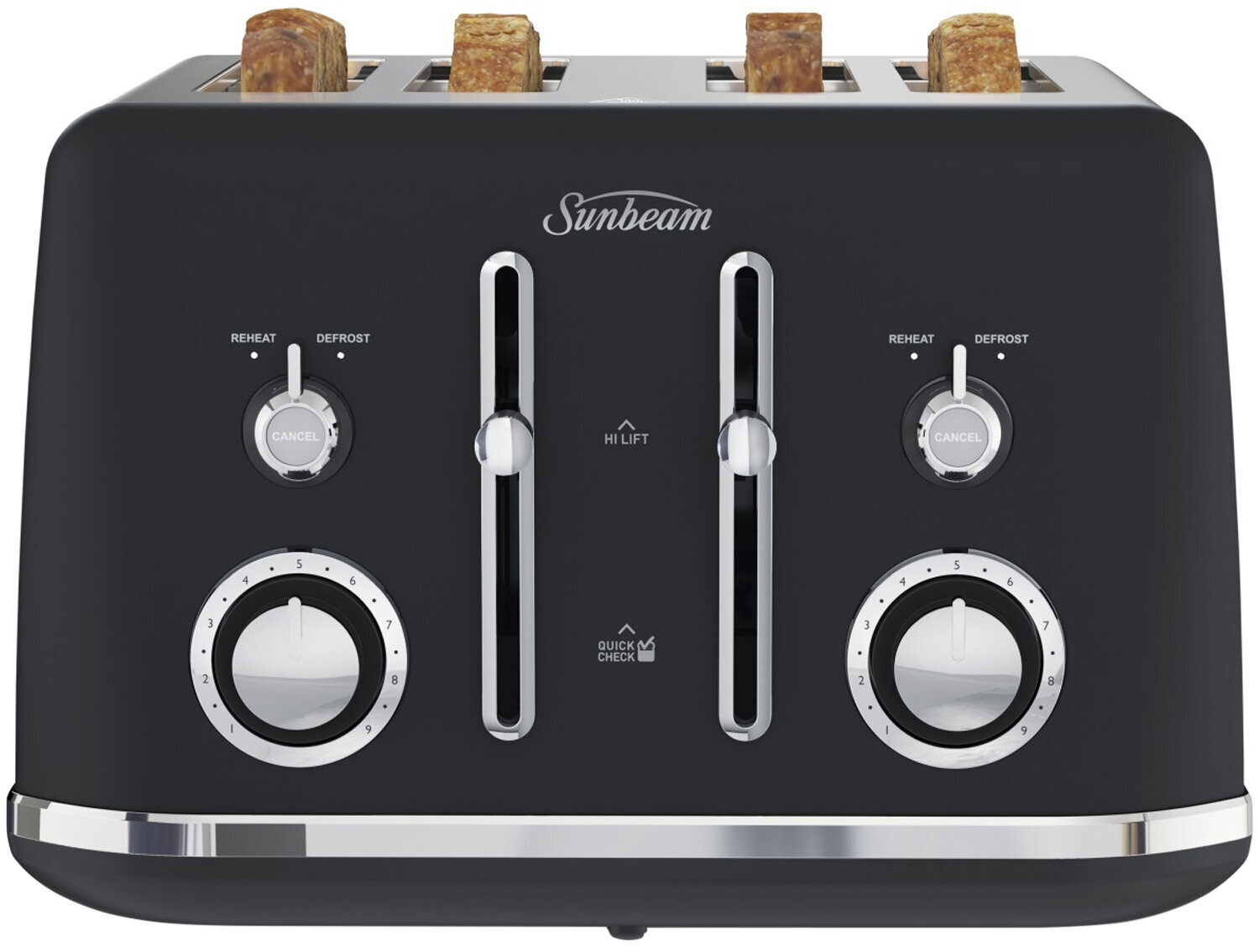 Sunbeam Alinea Select 4 Slice Toaster Black TA2740K 