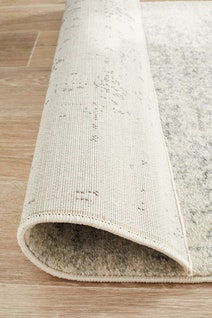 Rug Culture Evoke Large White Silver Rug 400X80CM - EVO-253-WSIL-400X80 hero image