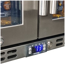 Schmick 257L Under Bench Stainless Steel Glass Fridge SK246-SS hero image