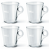 Lavazza Glass Mug Four Pack 29100248PK image NaN