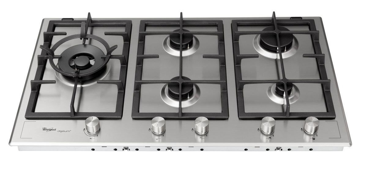 Whirlpool 90cm iXelium Natural Gas Cooktop GMF9522IXL hero image