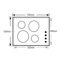 Westinghouse WHG642SA 60cm FamilySafe Natural Gas Cooktop hero image
