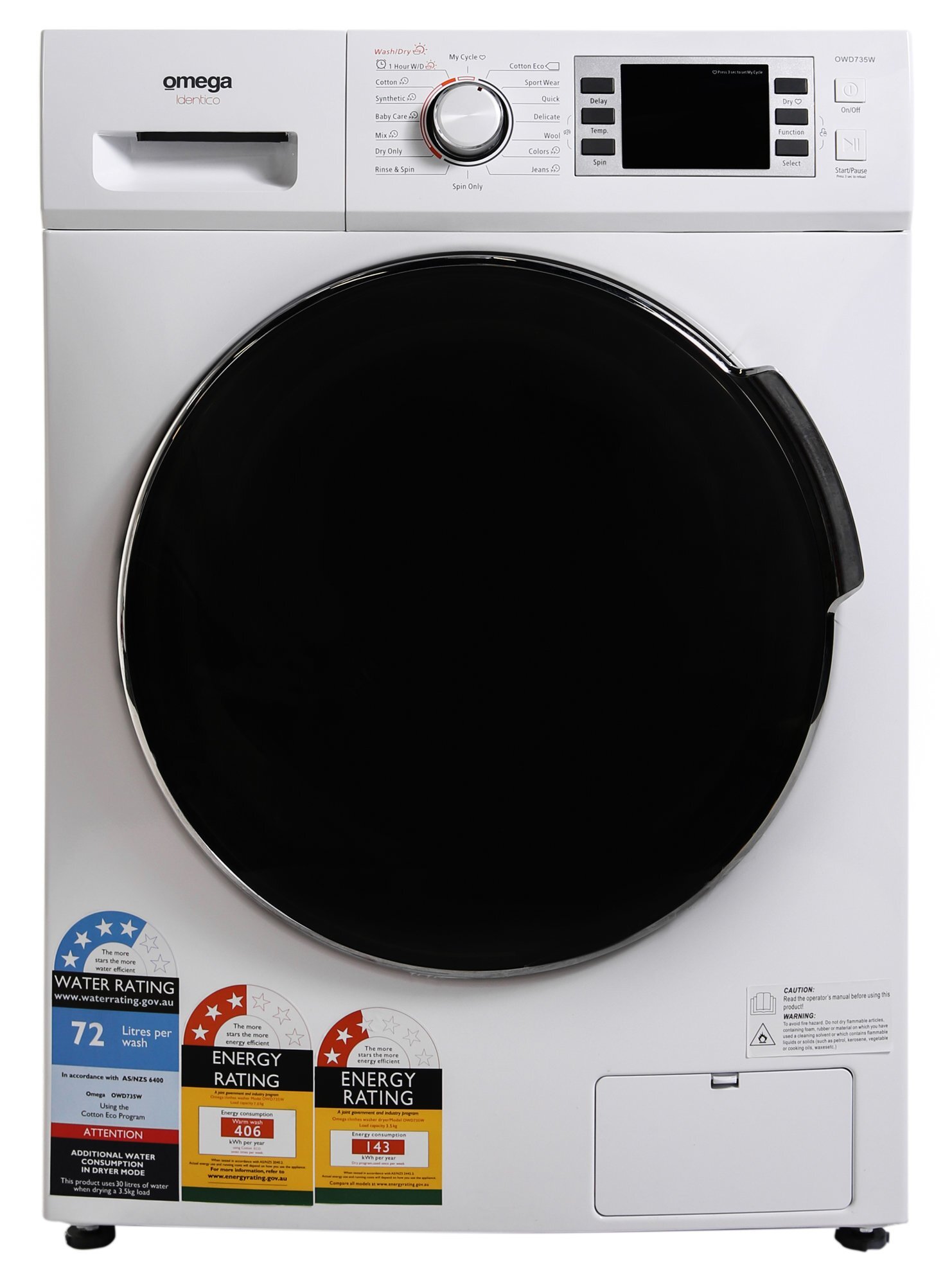 Omega cheap washer dryer