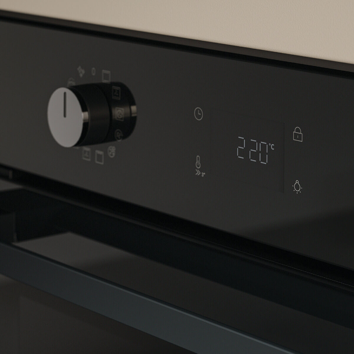 Haier 60cm 500 Series 12 Function Pyrolytic Built-in Oven with Air Fry Black HWO60S12EPB5 hero image