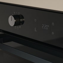 Haier 60cm Black 500 Series Pyrolytic Oven with Air Fry HWO60S12EPB5 hero image