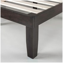 Zinus Queen Moiz Timber Wood Bed Base Dark Brown AU-RWPBD-14Q hero image