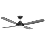Mercator Nemoi 137cm DC Ceiling Fan with LED Light and Remote Black FC708134BK hero image