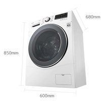 LG 11kg Front Load Washing Machine with TrueSteam WD1411SBW hero image